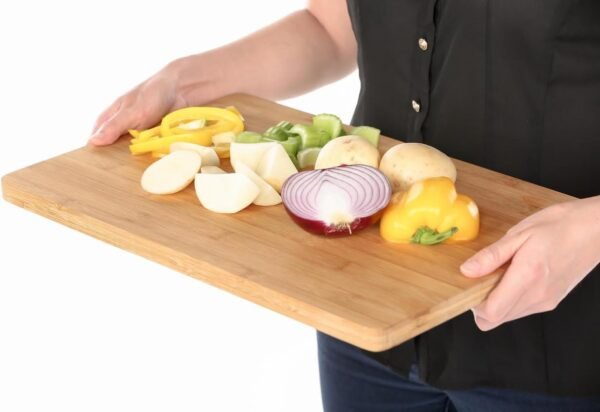Heim Concept Organic Bamboo Cutting Boards for Kitchen Extra Large Chopping Board with Juicy Groove Perfect for Meat, Vegetables, Fruits, Cheese (18x12x3/4) - Image 6