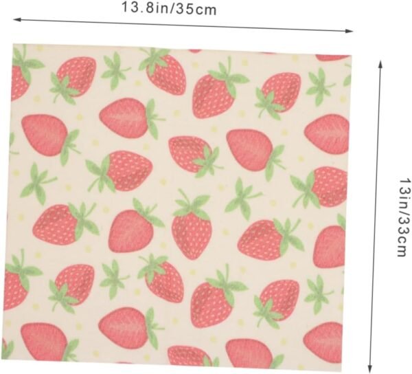 3pcs Beeswax Food Wrappers Fresh-keeping Food Wraps Baking Food Wraps Beeswax Food Wraps Reusable Food Wraps Reusable Wraps Paper Packing Supplies Household - Image 8