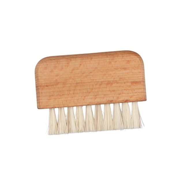 Pokinge 3Pcs Wooden Nail Dust Brush Mini Nail Cleaner Brush Non-Slip Wood Cleaning Brush Pig Bristle Nail Dust Brush Nail Care Tools For Cleaning - Image 7