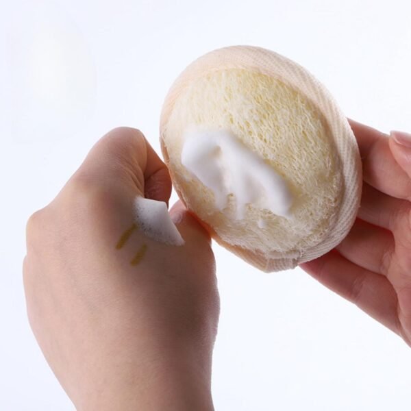Exfoliating Loofah Pads,Made with Eco-Friendly and Biodegradable Shower Luffa Sponge,100% Natural Bath Sponge for Men and Women’s SPA Luffa Package (3pcs) - Image 4
