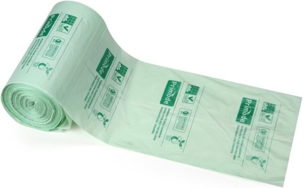 Primode Compostable Bags, 2.6 Gallon Food Scraps Yard Waste Bags, 300 Count, Extra Thick 0.71 Mil. ASTM D6400 Compost Bags Small Kitchen Bags, Certified by BPI and TÜV AUSTRIA - Image 6