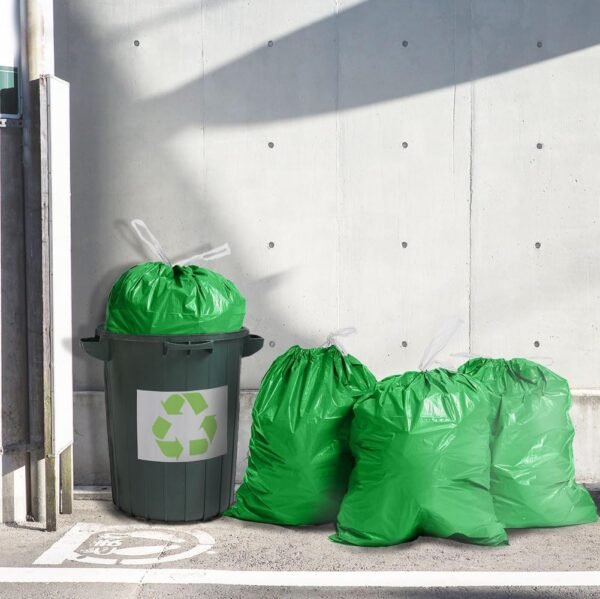 Biodegradable and Compostable Trash Bags 13 Gallon - Lavender Scented - 80 Count - Strong & Durable - Eco-Friendly Kitchen and Home Waste Bags - Image 9