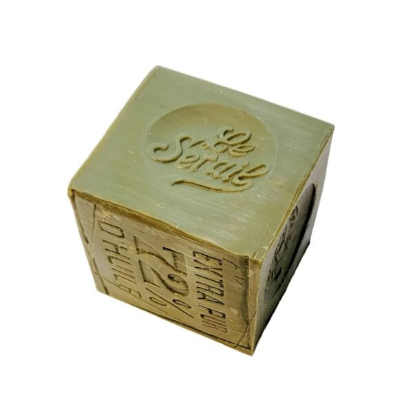Olive oil soap France - Authentic Savon de Marseille soap bar - Cube of 300 g french olive oil soap - Le Serail - Image 3