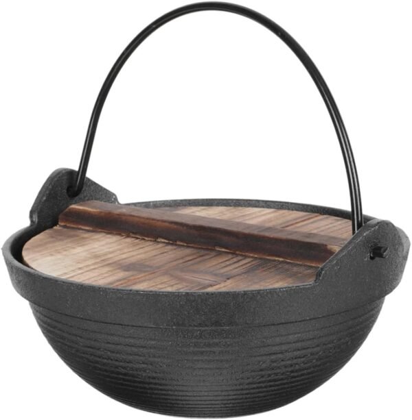 Japanese Sukiyaki Pots Pasta Pot with Strainer All Stock Pot Cauldron Cookware Lid Tea Infuser Stovetop Casserole Dishes Non Large Saucepan Camp Knife Saucepan with Handle Wok Iron