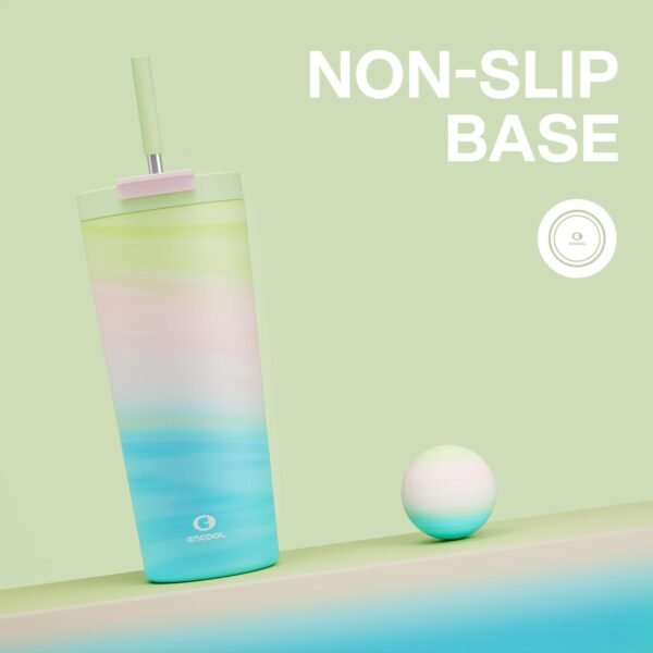 24 oz Insulated Tumbler with Lid and Straw, 100% Leakproof Travel Coffee Mug, Stainless Steel Coffee Tumbler, Keeps Cold for 24 Hours or Hot for 8 Hours, Car Cup Holder Friendly (Fairy) - Image 7