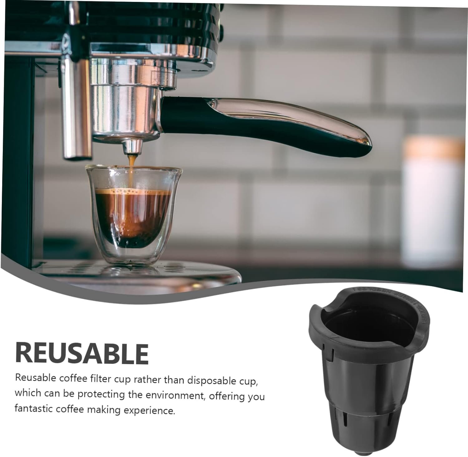 Cabilock 5pcs Coffee Filter Cup Reusable Coffee Filter Household Filter Basket Espresso Coffee Maker Espresso Machines Portable Coffee Filter Mesh Portable Coffee Maker Coffee Filters Pp - Image 7