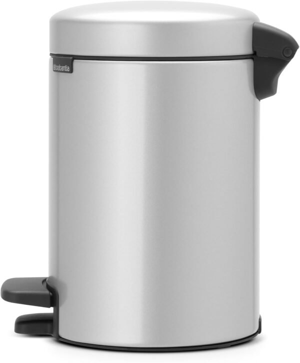 Brabantia 113260 Pedal Bin Newicon with Plastic Inner Bucket, Metallic Grey - 3 L - Image 3