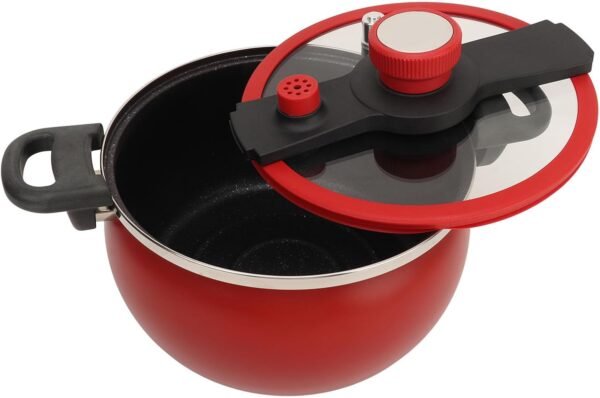 Fine Iron Pressure Cooker, Efficient Fast Cooking, Multifunctional Design, Scientific, 7 Liters Capacity, Suitable for Induction, Gas Stove, Electric Stove, Ceramic Stove - Image 7