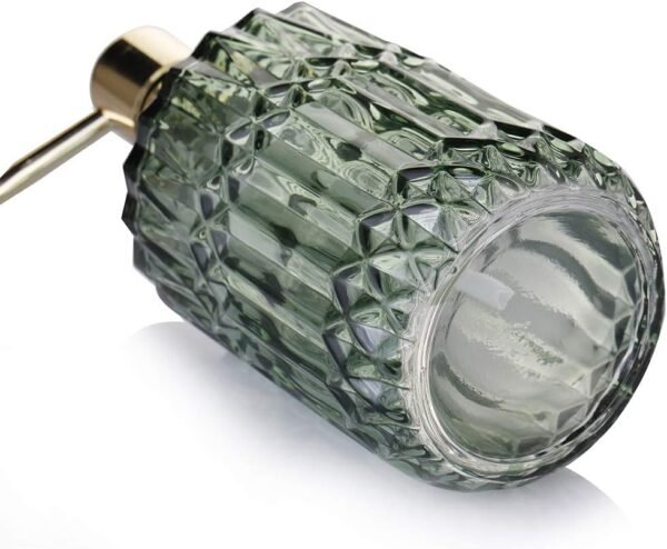 Soap Dispenser with Pump, Refillable Liquid Hand Soap Dish Soap Dispensers for Bathroom Counter, Kitchen Sink (Green) - Image 4