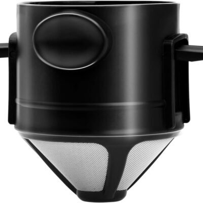 Pour Over Coffee Dripper, Reusable Stainless Steel Pour Over Coffee Filters, Easy to Clean Camping Coffee Filter, Portable Collapsible Coffee Maker, Paperless Travel Coffee Makers