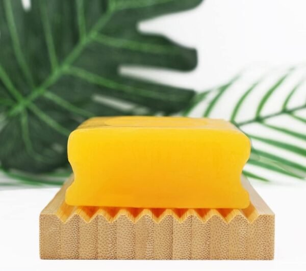 Bamboo Soap Dish Holder - Soap Saver - Natural Bamboo Wood Soap Dish with Drain Tray for Shower Bathroom Bathtub Kitchen Extend Soap Life (1) - Image 4
