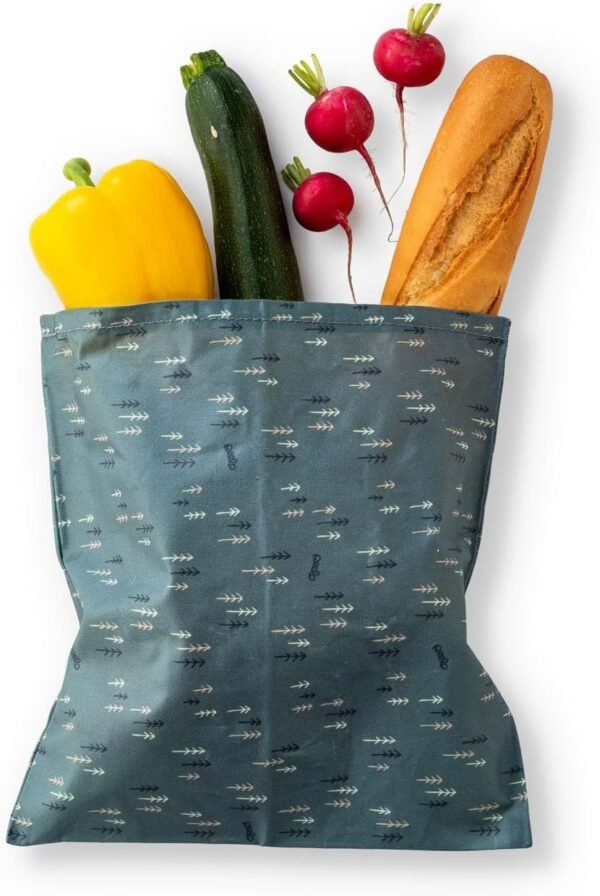PEELO Beeswax Food Wrap Bag, Bee Wrap Sustainable Food Storage Wraps, Beeswax Bags Reusable, Beeswax Wraps for Food Reusable, Forrest Design, XXL
