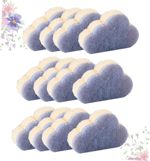 12pcs Dish Sponge Washing Sponge for Dishes Scouring Pads Non Scratch Dish Brush Natural Sponge Dad Mugs Sink Sponge Sponges Cleaning Sponge Kitchen Dish Washer Anti-Scratch - Image 6
