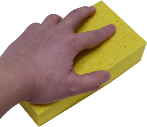 Cellulose Large Sponges for Cleaning, Multi-use Scrub, for Car, Boat and Kitchen, Pack of 3, Yellow, Environmentally Safe Biodegradable - Image 4