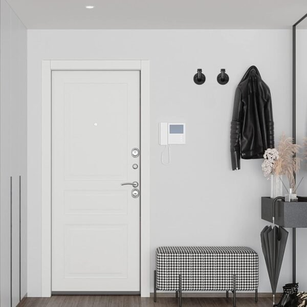 Industrial Black Bathroom Hardware Set, Wall Mounted Hardware Accessories, includes Toilet Paper Holder Towel Ring Towel Hook Set, Matte Black Iron Finish for Bathroom 3PCS - Image 7