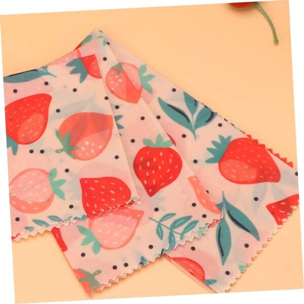 3pcs Household Beewax Food Wraps Beeswax Preservation Cloth Soda Can Lids Vintage Mailbox Cotton Food Wraps Packing Paper Beewax Wraps Picture - Image 9
