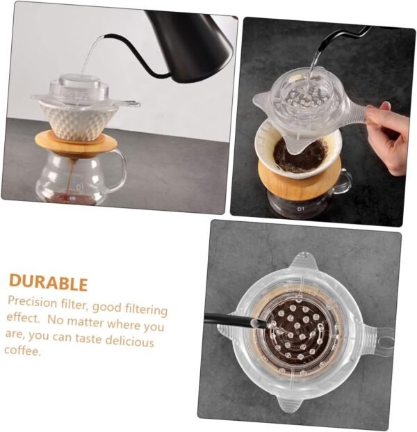 Coffee Filter Presser Café Holder Funnel Basket Filters Pot Cafeteras Coffee Mug Reusable Strainer Percolators Knock Espresso Stand Brew Coffe Machine Coffee Making Accessory Pctg - Image 9