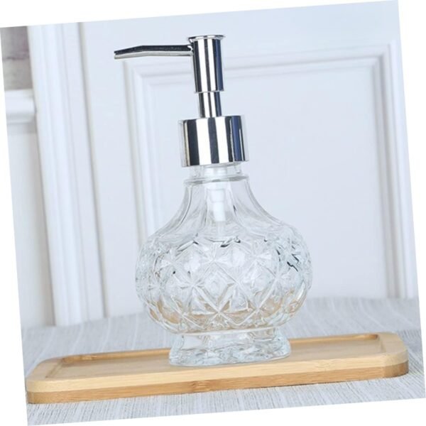 Liquid Soap Subpackaging Bottle Press Pump Bottle Shampoo Bottle Laundry Dispenser Toothpaste Dispenser Cooler Lotion Containers with Pump Glass Subpackaging Container - Image 7