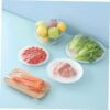 3sets Disposable Elastic Dish Covers Translucent Food Bowl Covers Elastic Food Covers Clear Reusable Dish Covers Elastic Bowl Covers Clear Bathing Caps Plastic 200pcs*3 - Image 5