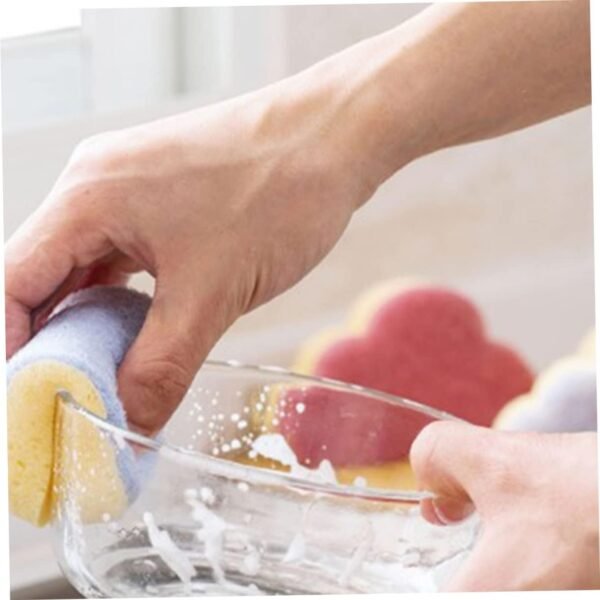 12pcs Dish Sponge Washing Sponge for Dishes Scouring Pads Non Scratch Dish Brush Natural Sponge Dad Mugs Sink Sponge Sponges Cleaning Sponge Kitchen Dish Washer Anti-Scratch - Image 8