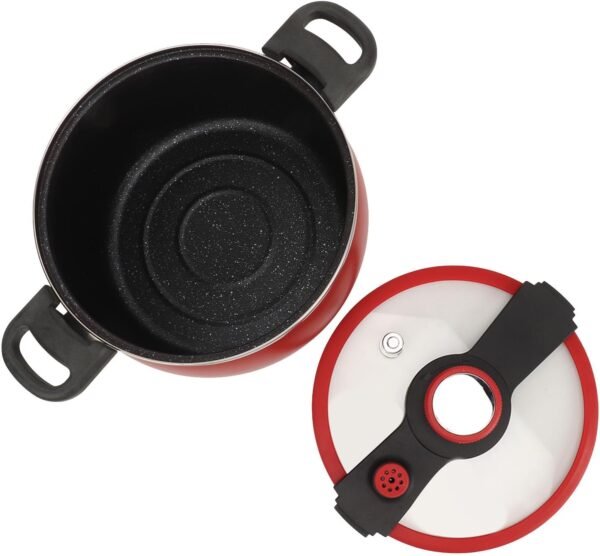 Fine Iron Pressure Cooker, Efficient Fast Cooking, Multifunctional Design, Scientific, 7 Liters Capacity, Suitable for Induction, Gas Stove, Electric Stove, Ceramic Stove - Image 6