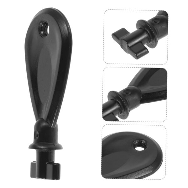 5pcs Tissue Box Key Took Napkin Holder Paper Towel Holder Key Holder Paper Dispenser Key Replacement Hand Towel Holder Dispenser Keys Wipe Share Paper Towels Key Black Abs - Image 7