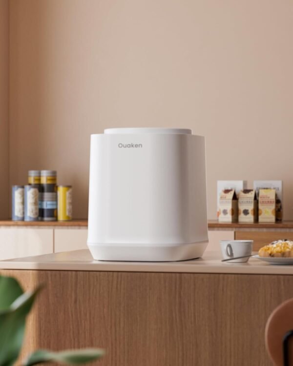 Electric Composter for Kitchen, 4L Smart Countertop Compost Bin, Odorless | Low Noise | Auto-Cleaning | Turn Food Waste into Fertilizer Within 3 Hrs, Indoor Food Recycler Compost Machine, White - Image 7