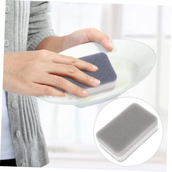 10pcs Three-Layer Scouring Sponge Car Sponge Cleaning for Household Use Natural Sponges Dishwashing Sponge Pad Bathroom Sponge Brush Kitchen Scrubbers Wipes Grey - Image 6