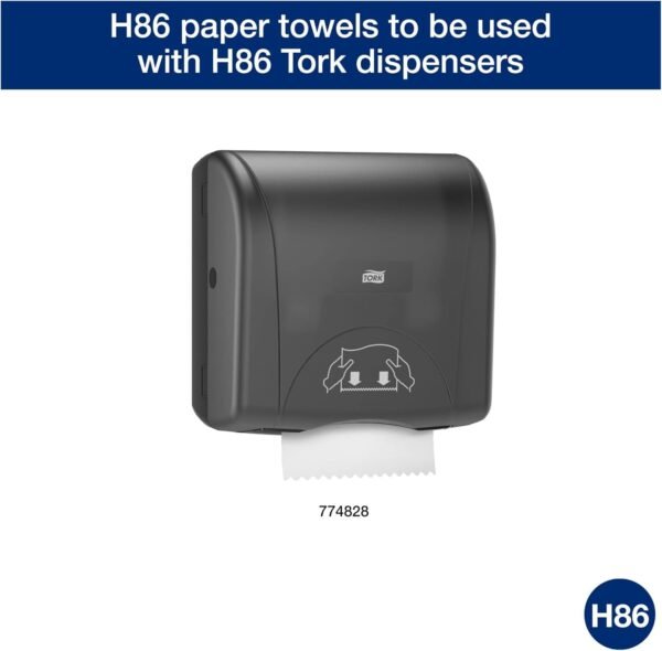 Tork Paper Towel Roll Natural H86, Universal, for Mini Dispensers, 6 Rolls x 550 ft, 8631060 - Image 3