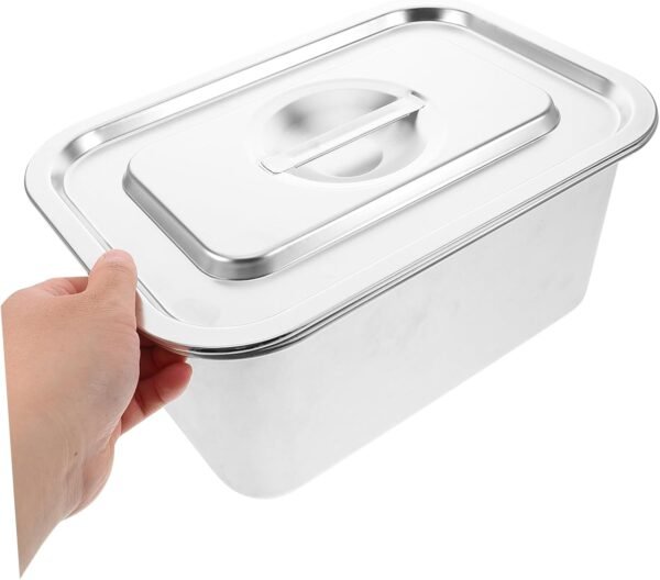 Compost Bin for Kitchen Countertop Stainless Steel Food Waste Bucket Small Trash Can with Lid Food Waste Bin for Kitchen Compost - Image 7