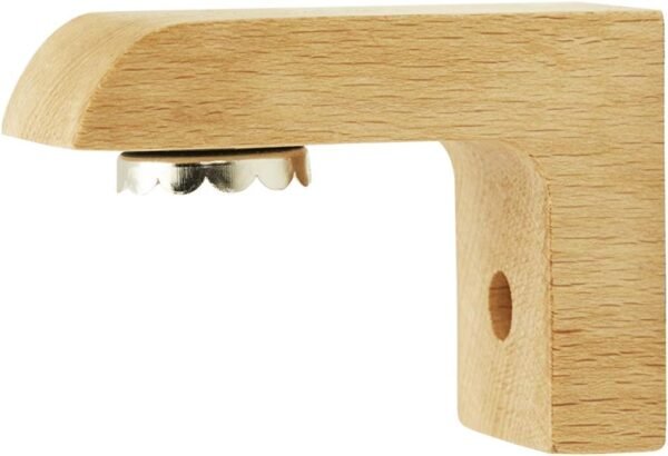 Professor Fuzzworthy Wood Air Dry Magnetic Soap Holder in-Shower Storage for Soaps & Beard Shampoo Bars - No More Soggy Soaps - Wooden Soap Dish Dispenser Bath Kitchen & Shower - Image 6