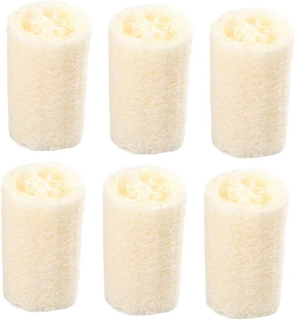 6pcs Loofah Back Scrubber Sponges Bath Sponge Shower Sponge Bath Scrubber Adult Sponge Loofah Dish Sponge Portable Sponge Loofah Scrub Loofah Sponge Scrubber Natural Loofah Sponge MERRYHAPY