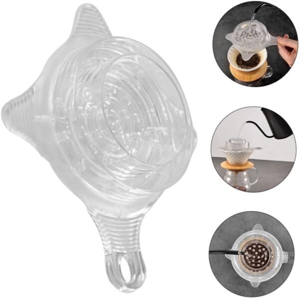Coffee Filter Presser Café Holder Funnel Basket Filters Pot Cafeteras Coffee Mug Reusable Strainer Percolators Knock Espresso Stand Brew Coffe Machine Coffee Making Accessory Pctg - Image 6