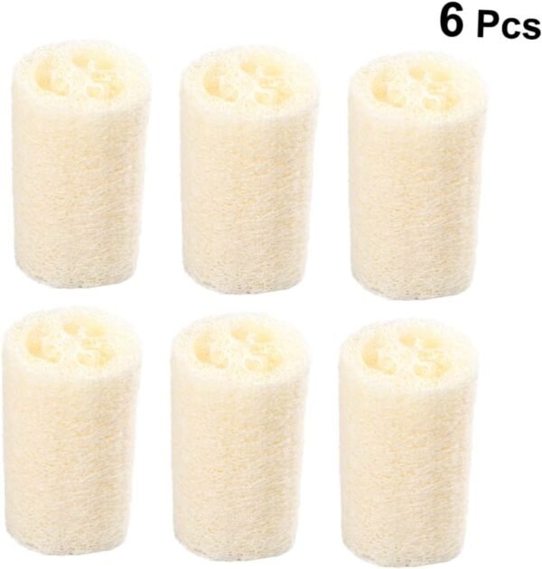 6pcs Loofah Back Scrubber Sponges Bath Sponge Shower Sponge Bath Scrubber Adult Sponge Loofah Dish Sponge Portable Sponge Loofah Scrub Loofah Sponge Scrubber Natural Loofah Sponge MERRYHAPY - Image 4