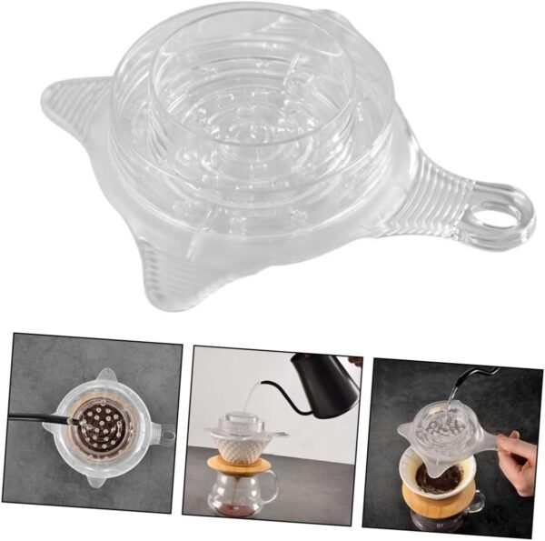 Coffee Filter Presser Café Holder Funnel Basket Filters Pot Cafeteras Coffee Mug Reusable Strainer Percolators Knock Espresso Stand Brew Coffe Machine Coffee Making Accessory Pctg - Image 4