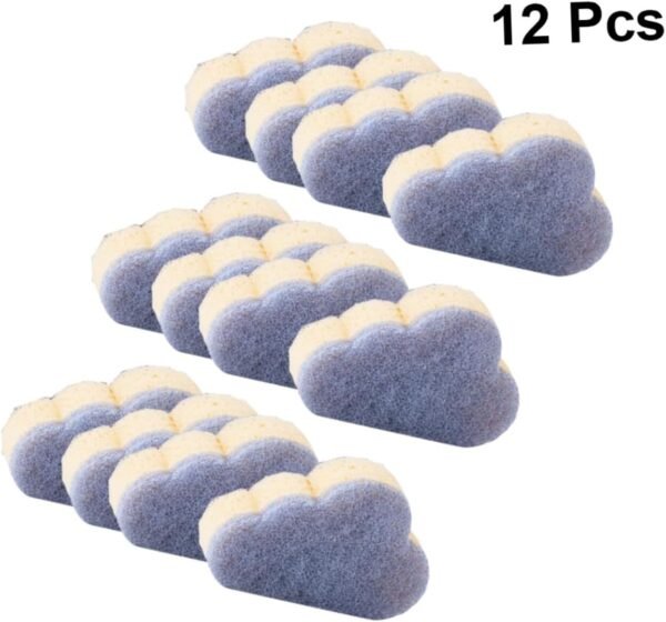12pcs Dish Sponge Washing Sponge for Dishes Scouring Pads Non Scratch Dish Brush Natural Sponge Dad Mugs Sink Sponge Sponges Cleaning Sponge Kitchen Dish Washer Anti-Scratch - Image 9