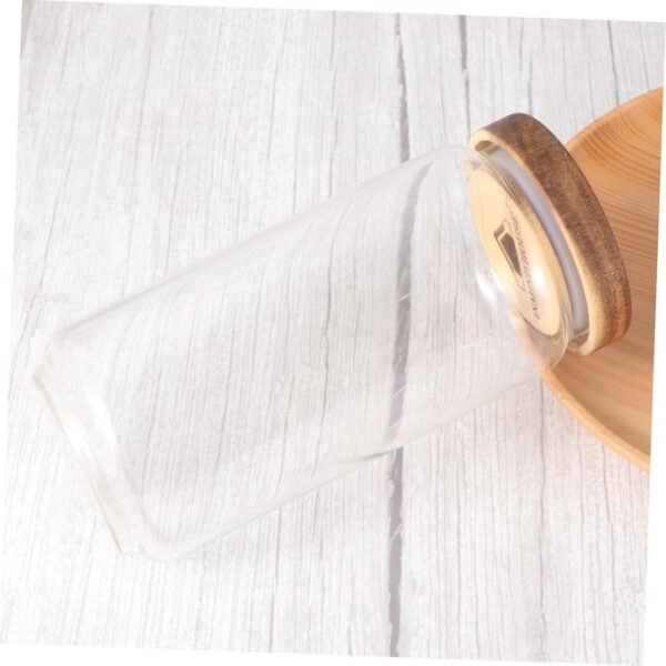 MAGICLULU Candy Jar Cookie Ball Mason Jar Lids Bar Bread Food Storage Containers with Lids Label Airtight Bell Jar Condiment Food Storage Jar Snack Container Mason Jars with Lids - Image 7