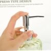 Glass Bottle Lotion Pump Bottle Hand Soap Container Lotion Travel Container Body Wash Dispenser Travel Cosmetic Containers Shower Gel Dispenser Shampoo Lotion Dispensers Green - Image 5