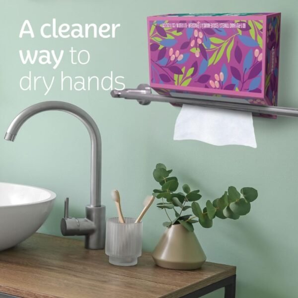 Kleenex Disposable Paper Hand Towels, 6 Boxes, 60 Tissues per Box (360 Total Tissues), Packaging May Vary - Image 3