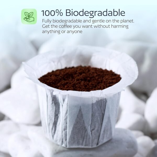100 Disposable Paper Filters for Keurig Reusable K Cups Filters and Other Single Serve Refillable K cups(Fits All Brands) - Image 5