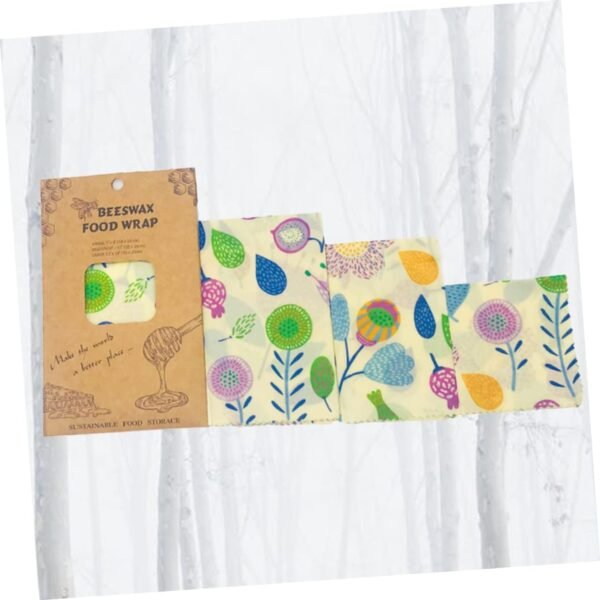 ABOOFAN 6 Pcs Beeswax Wrap Food Wrapper Food Storage Wrap Reusable Food Wrap Food Wraps Food Preservation Cloths Beewax Wraps Sandwich - Image 5