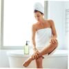 Glass Bottle Lotion Pump Bottle Hand Soap Container Lotion Travel Container Body Wash Dispenser Travel Cosmetic Containers Shower Gel Dispenser Shampoo Lotion Dispensers Green - Image 3
