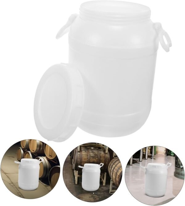 Composting Bin Waste Recycle Compost Bin Kitchen Trash Container Airtight Containers Rubbish Trash Bin Kitchen Garbage Bin Bucket Compost Pail Dog Poop Garbage Can Outdoor Plastic - Image 8