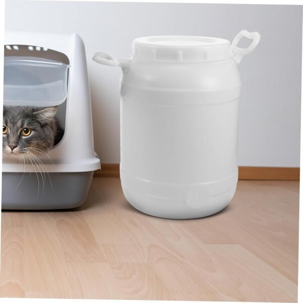 Mikinona Food Waste Bin Garbage Bin Recycle Airtight Container Kimchi Composting Bin Trash Bin Compost Pail Automatic Large Jar Trash Can Bins Indoor Garbage Can Lid Plastic - Image 6