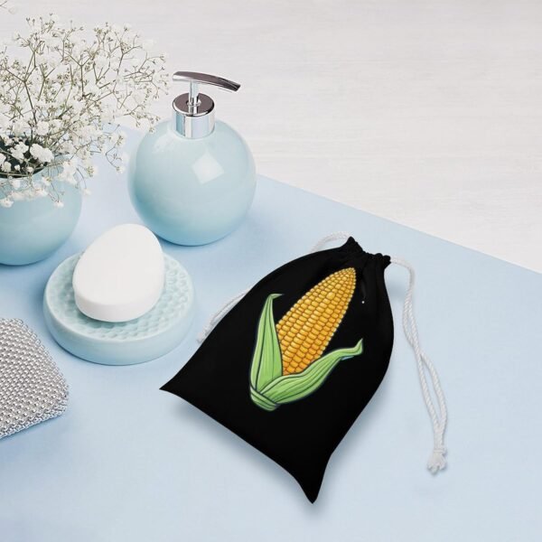 Food Corn Drawstring Storage Bag Canvas Stuff Sack Christmas Gift Pouch Laundry Bags Reusable Cloth Shoe Bags 20 * 25cm - Image 5
