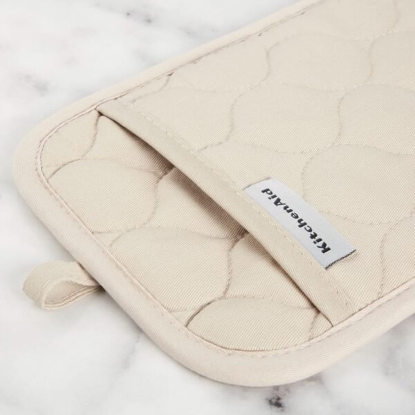KITCHENAID Quilted Cotton Terry Cloth Oven Mitt, Pot Holder, Kitchen Towel 4-Pack Set, Heat Resistant, Silicone Grip, Gift Set, Milkshake, 16"x26", 7"x13" & 7"x10" - Image 5