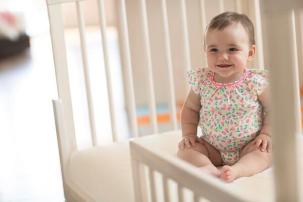 Naturepedic Organic Crib Mattress Sheet - Crib Fitted Sheet for Standard Crib Mattress - Soft and Breathable Cotton Crib Sheet - Ivory - 52"x28" - Image 6