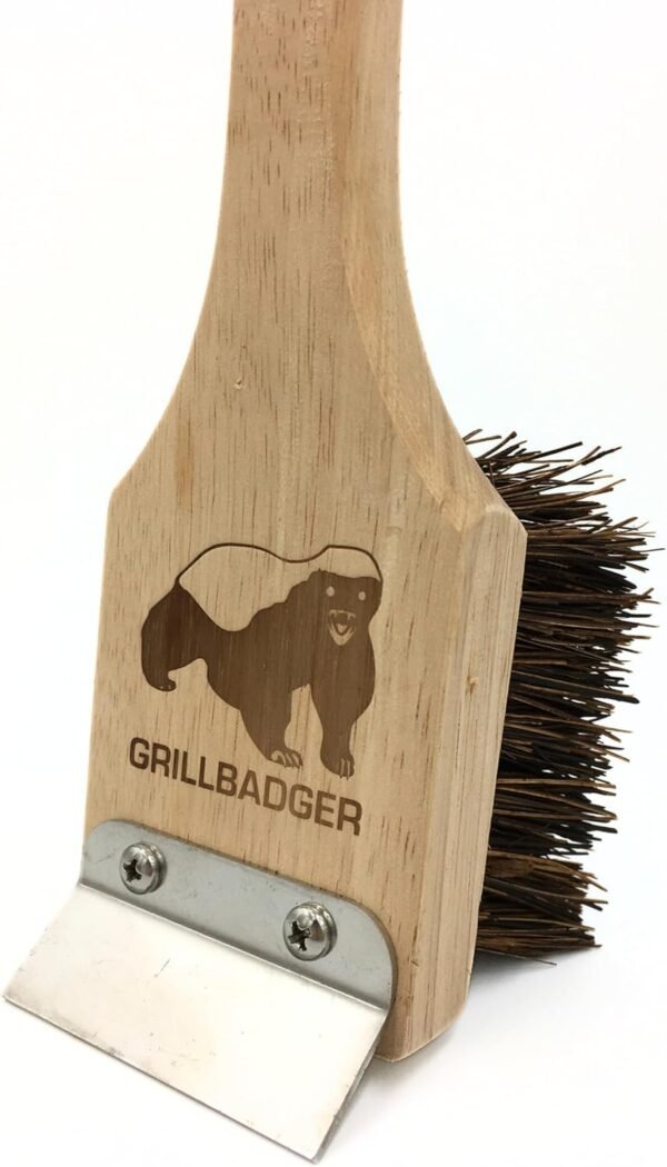 Grillbadger. The Safer Grill Cleaning Brush. All Natural. No Metal bristles. - Image 5