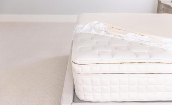 Naturepedic Organic Waterproof Mattress Protector Pad - Washable & Reusable Fitted Stretch Knit Mattress Cover - Highly Absorbent Bed Incontinence Pads - Breathable Fitted Cover for Twin 9"-16" - Image 3