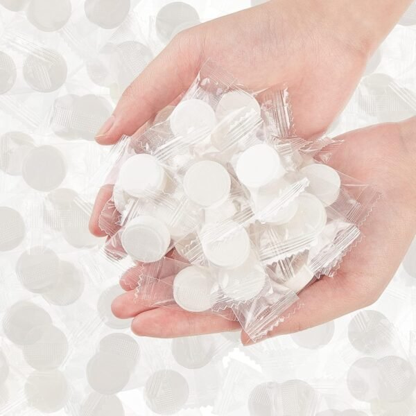 Juexica 1000 Pcs Mini Compressed Paper Towels Disposable Travel Coin Tissues Cotton Face Washcloths Portable Individual Wrap for Outdoor Camping Beauty Salon